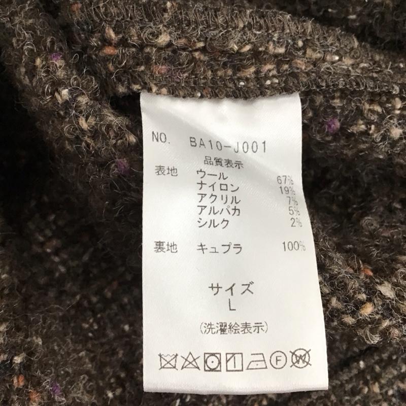 バラスト BALLAST ジャケット、上着 ジャケット、ブレザー ba10-j001 BALLAST ARK WOOL LOOP YARN TWEED JACKET L  茶 / ブラウン /  メンズ USED 古着 中古 10123326