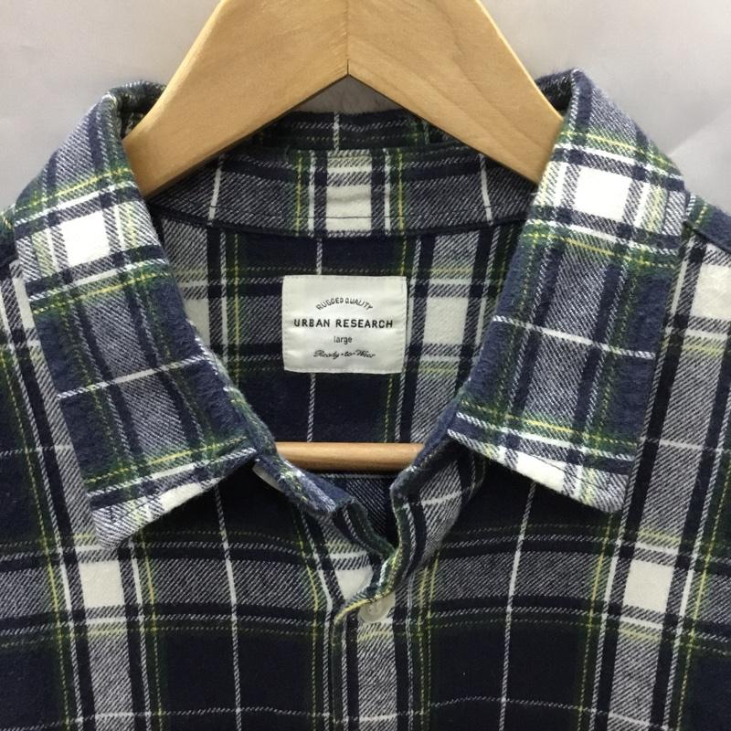 アーバンリサーチ URBAN RESEARCH シャツ、ブラウス 長袖 L チェック マルチカラー / マルチカラー /  メンズ USED 古着 中古 10108752