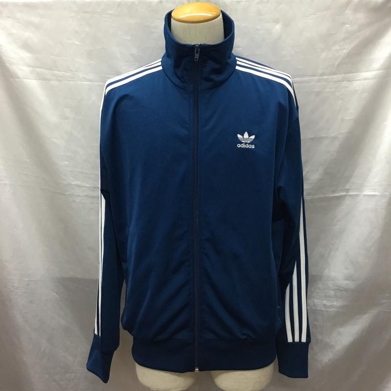 アディダス adidas ジャケット、上着 ジャンパー、ブルゾン dv1529 FIREBIRDTRACKTOP ジップアップジャケット ジャージ ロゴ、文字 青 / ブルー /  メンズ USED 古着 中古 10121979