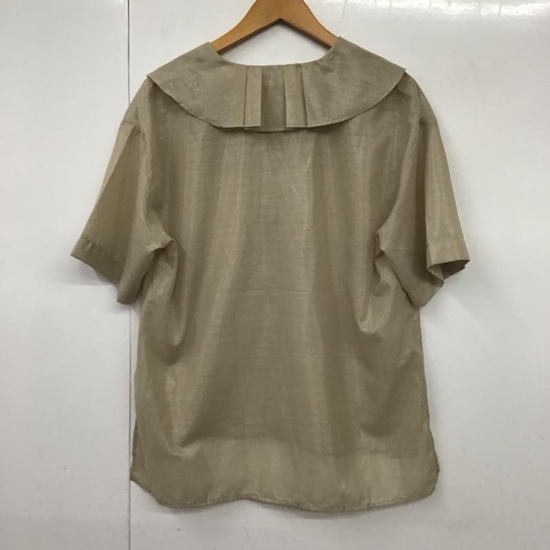 ムルーア MURUA シャツ、ブラウス 半袖 012140402301 デザインカラーシアーシャツ FREE 無地 ベージュ / ベージュ /  レディース USED 古着 中古 10130987