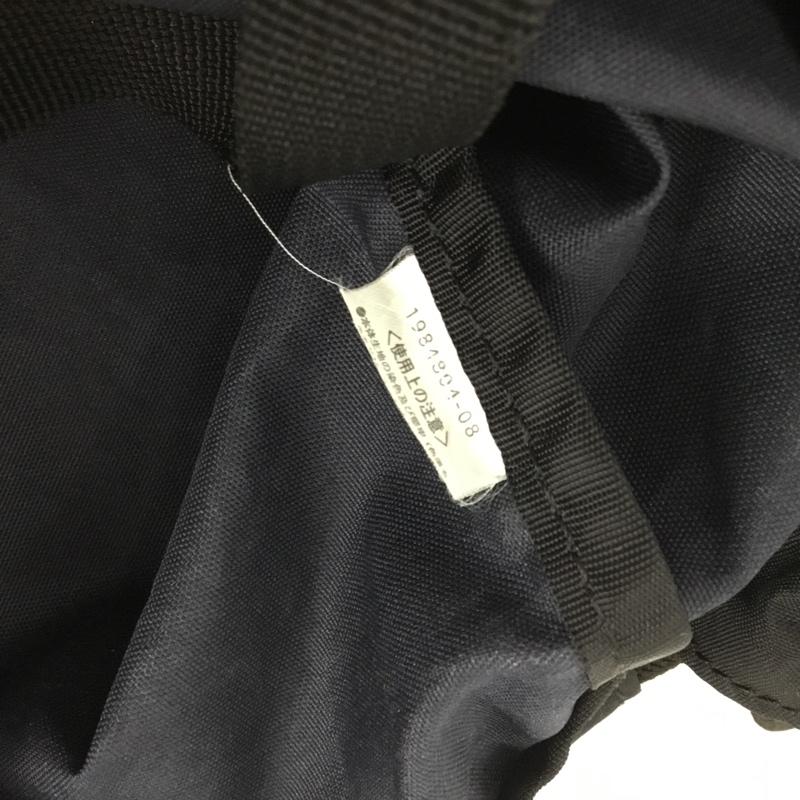 ナイキ NIKE リュックサック、デイパック リュックサック、デイバッグ 1984804-08 ナップサック ジムサック ロゴ、文字 紺 / ネイビー / X 黒 / ブラック /  メンズ USED 古着 中古 10150719
