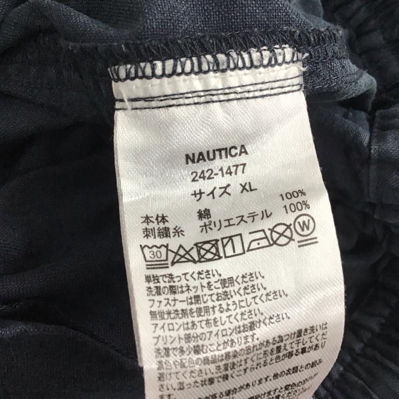 ノーティカ NAUTICA パンツ ワークパンツ、ペインターパンツ カジュアルパンツ ワイドパンツ ボトムス XL 無地 紺 / ネイビー /  メンズ USED 古着 中古 10137624