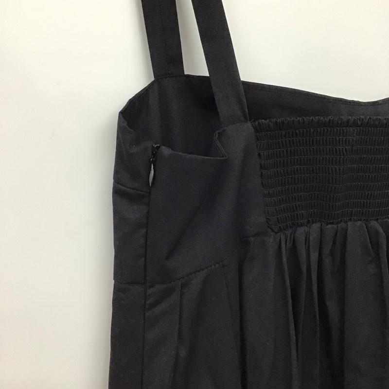 ザラ ZARA ワンピース ロングスカート ロングワンピース ノースリーブワンピース フレアスカート S 無地 黒 / ブラック /  レディース USED 古着 中古 10149692