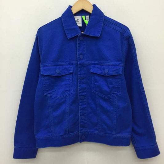 アディダス adidas ジャケット、上着 ジャケット、ブレザー IU2460 XS ロゴ、文字 青 / ブルー /  レディース USED 古着 中古 10141153