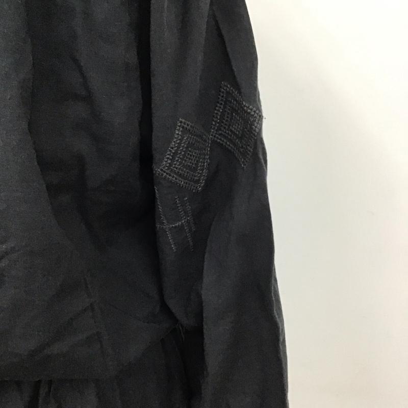 アイテムズ アーバンリサーチ ITEMS URBAN RESEARCH ワンピース ロングスカート WH84-26N003 長袖 FREE 刺繍 黒 / ブラック /  レディース USED 古着 中古 10113860
