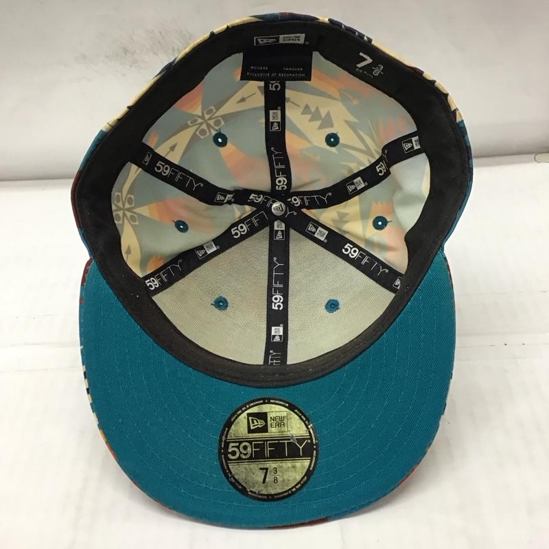 ペンドルトン PENDLETON 帽子 キャップ NEW ERA 59FIFTY ロゴ 総柄 マルチカラー / マルチカラー /  メンズ USED 古着 中古 10114329