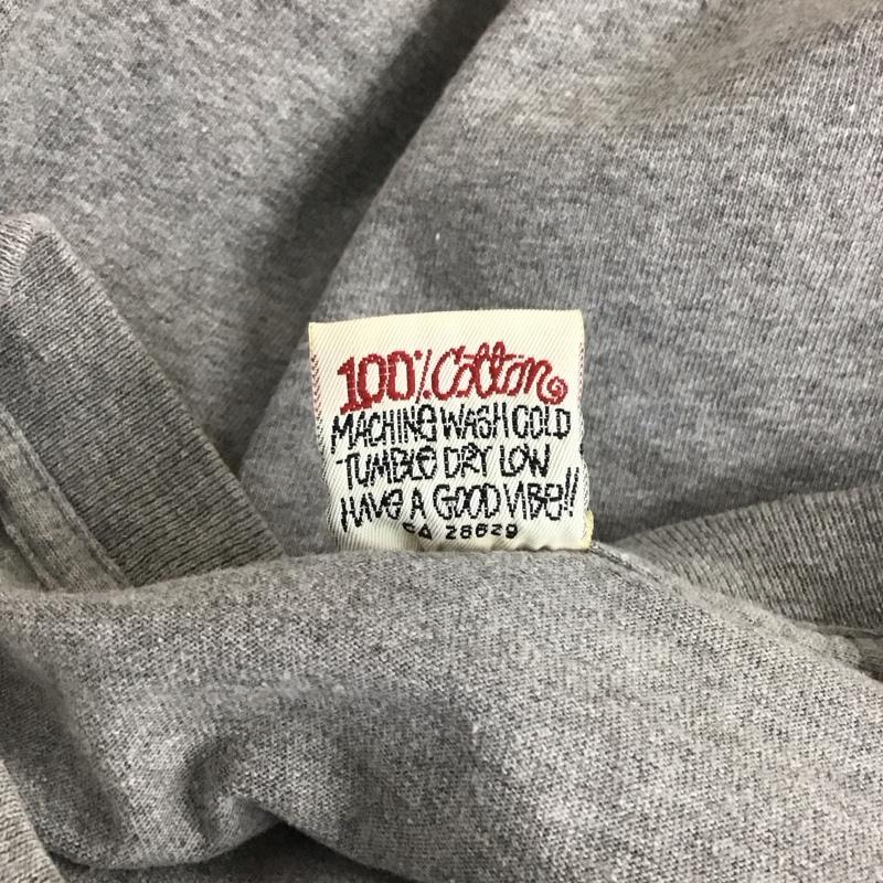 ステューシー STUSSY Tシャツ 半袖 90年代 クルーネック M ロゴ、文字 灰 / グレー /  メンズ USED 古着 中古 10107640