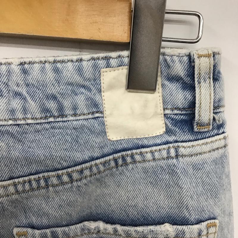 ザラ ZARA パンツ デニム、ジーンズ 36 無地 水色 / ライトブルー /  レディース USED 古着 中古 10133637