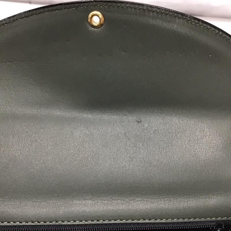 古着 USED ハンドバッグ ハンドバッグ 皮革 無地 カーキ / カーキ /  レディース USED 古着 中古 10112181