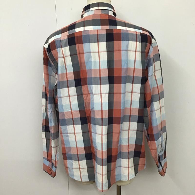エディーバウアー Eddie Bauer シャツ、ブラウス 長袖 長袖シャツ カラーシャツ ポケットシャツ 長袖カットソー チェックシャツ L チェック マルチカラー / マルチカラー /  メンズ USED 古着 中古 10115310