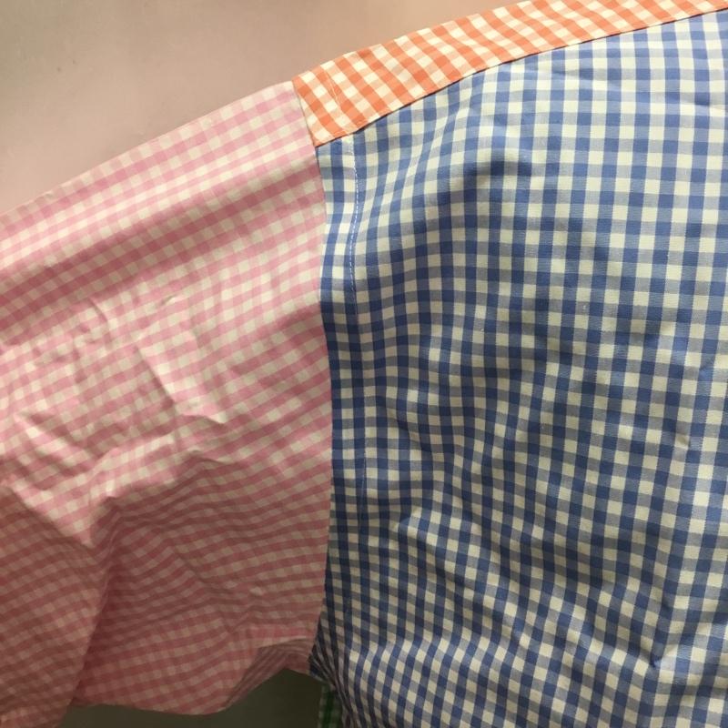 ブルックスブラザーズ BROOKS BROTHERS シャツ、ブラウス 半袖 ボタンダウン M チェック マルチカラー / マルチカラー /  メンズ USED 古着 中古 10111586