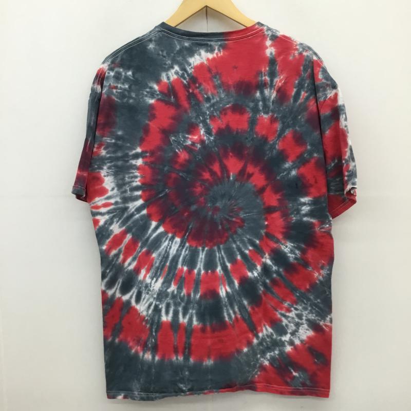 ユーズドクロージング used clothes Tシャツ 半袖 Jimi Hendrix　ジミ・ヘンドリックス タイダイ柄 XXL 総柄 灰 / グレー / X 赤 / レッド /  メンズ USED 古着 中古 10129331