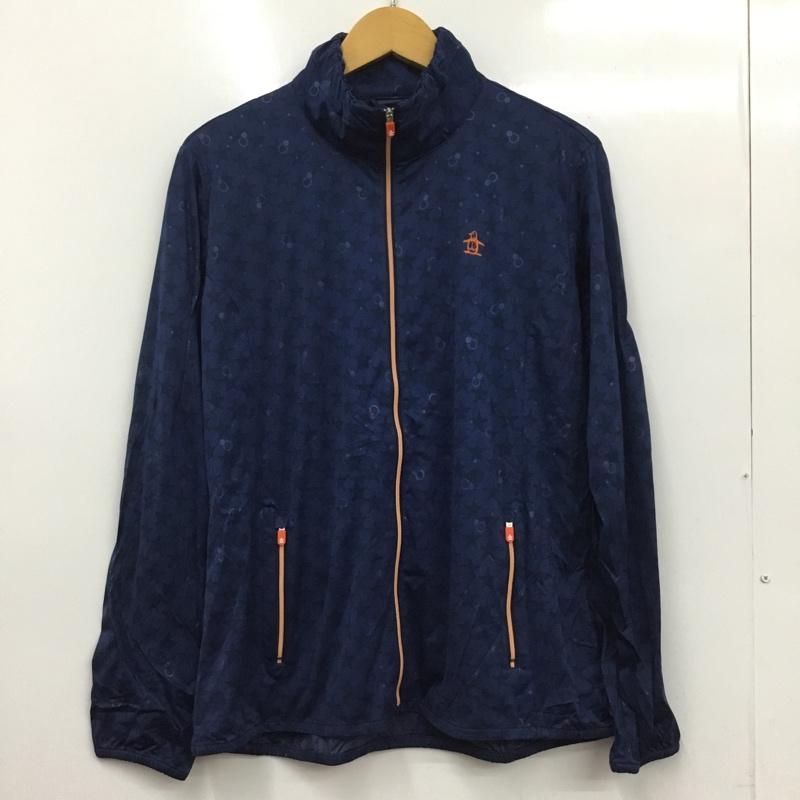 マンシングウェア Munsingwear ジャケット、上着 ジャンパー、ブルゾン MGwMJK01 LL 総柄 紺 / ネイビー /  レディース USED 古着 中古 10135501
