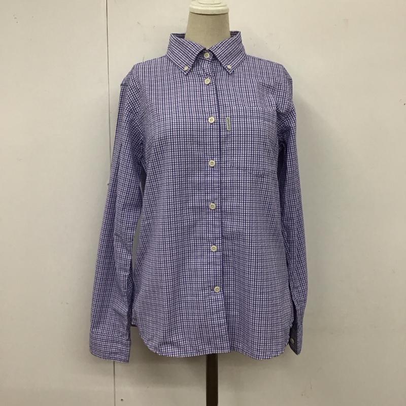 モンベル mont-bell シャツ、ブラウス 長袖 ボタンダウンシャツ M チェック マルチカラー / マルチカラー /  レディース USED 古着 中古 10121166