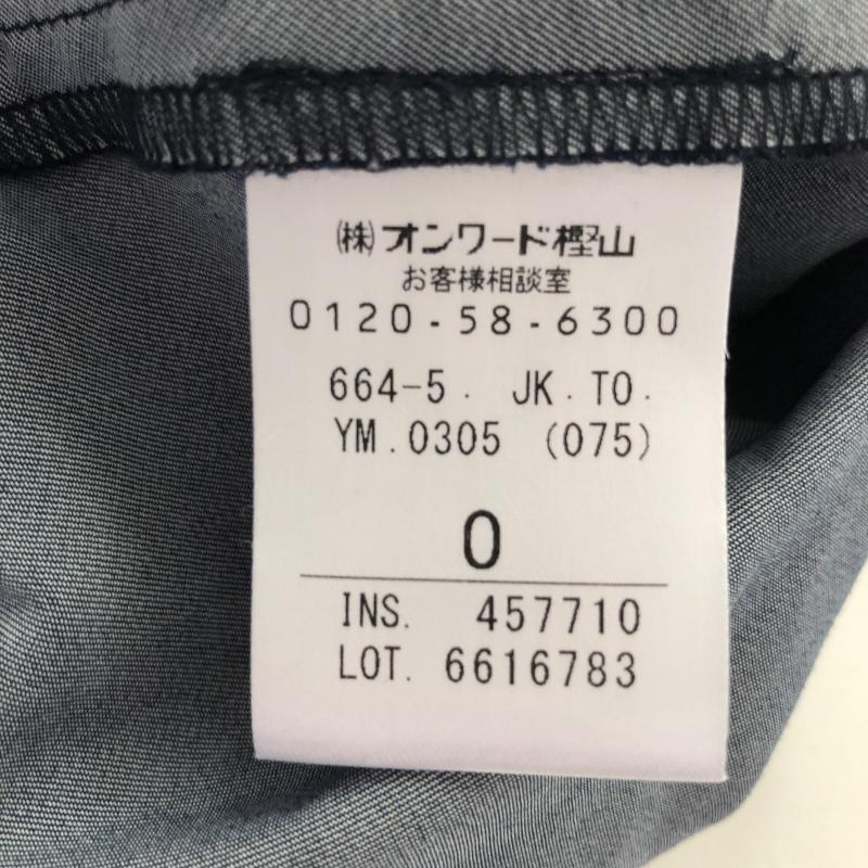 トッカ TOCCA ジャケット、上着 ジャンパー、ブルゾン 0 無地 X 刺繍 紺 / ネイビー /  レディース USED 古着 中古 10009529