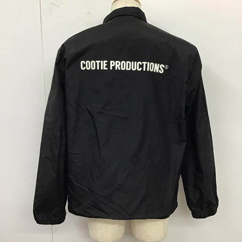 クーティープロダクションズ COOTIE PRODUCTIONS ジャケット、上着 ジャケット、ブレザー コーチジャケット ナイロンジャケット M ロゴ、文字 黒 / ブラック /  メンズ USED 古着 中古 10121298