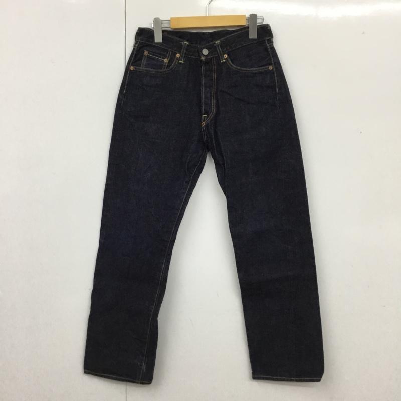 スタディオダルチザン STUDIOD ARTISAN&SA パンツ デニム、ジーンズ デニムパンツ ストレートパンツ ワイドパンツ カジュアルパンツ 30インチ ロゴ、文字 インディゴ / インディゴ /  メンズ USED 古着 中古 10109492