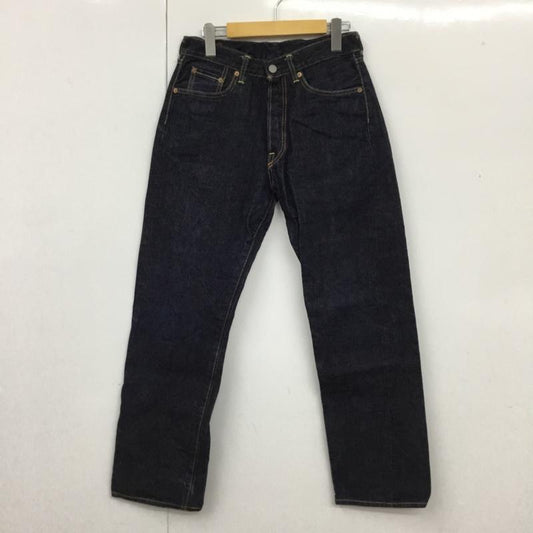 スタディオダルチザン STUDIOD ARTISAN&SA パンツ デニム、ジーンズ デニムパンツ ストレートパンツ ワイドパンツ カジュアルパンツ 30インチ ロゴ、文字 インディゴ / インディゴ /  メンズ USED 古着 中古 10109492