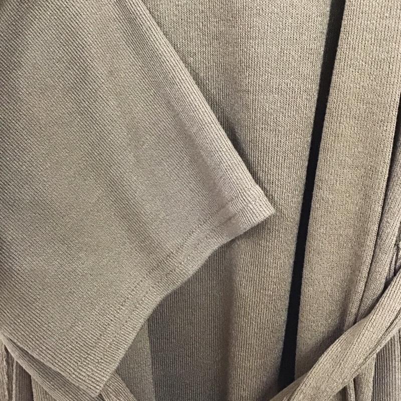 ムルーア MURUA カーディガン 長袖 011630001101 ロングガウン 長袖ロングカーディガン FREE 無地 茶 / ブラウン /  レディース USED 古着 中古 10146141