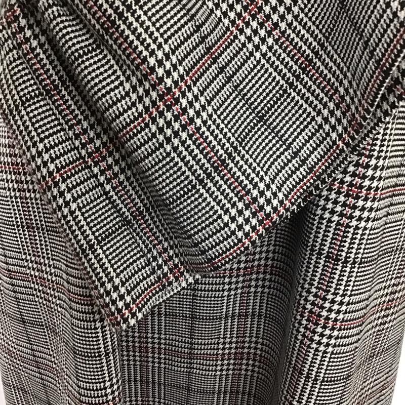 ザラ ZARA ワンピース ひざ丈スカート S チェック マルチカラー / マルチカラー /  レディース USED 古着 中古 10110292