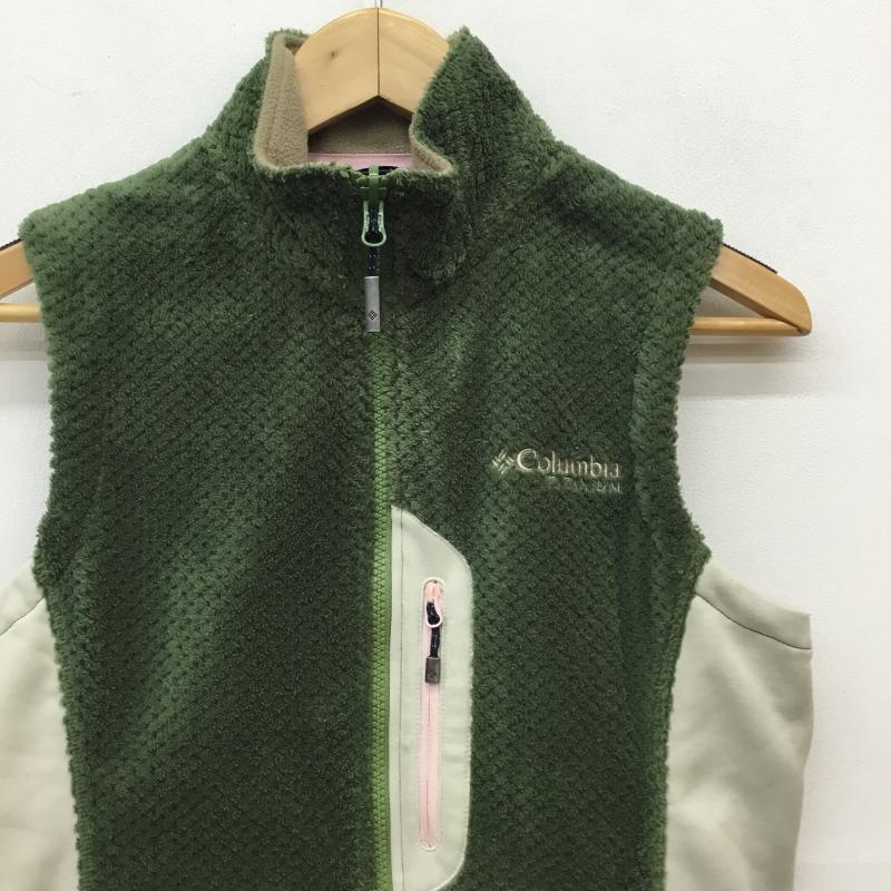 コロンビア Columbia ベスト ベスト PL1369 S 無地 緑 / グリーン /  レディース USED 古着 中古 10141164