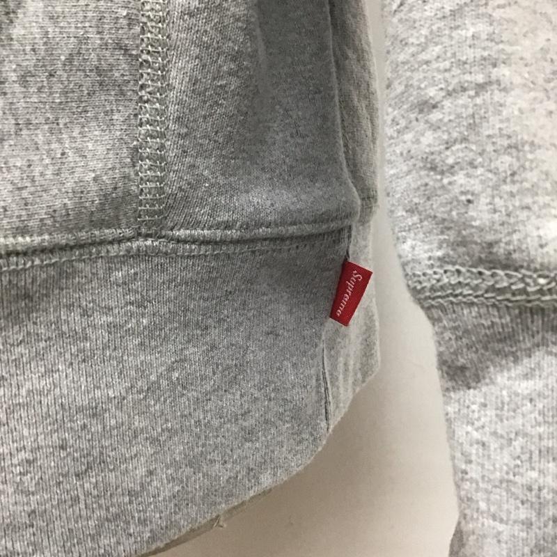 シュプリーム Supreme パーカー 長袖 21AW Arabic Logo Hooded Sweatshirt プルオーバー 裏起毛 M ロゴ、文字 灰 / グレー /  メンズ USED 古着 中古 10107821