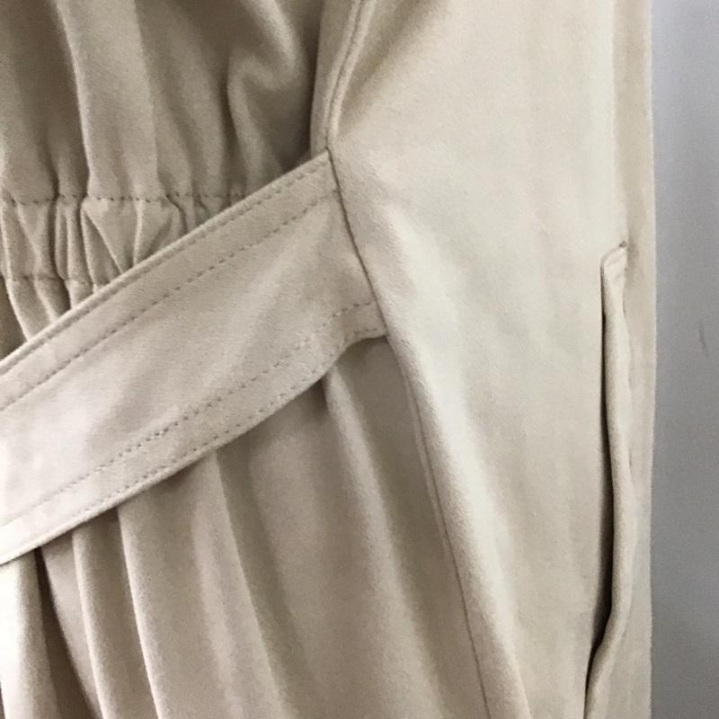 ザラ ZARA コート トレンチコート 6318 029 710 フェイクスウェード S 無地 ベージュ / ベージュ /  レディース USED 古着 中古 10108584