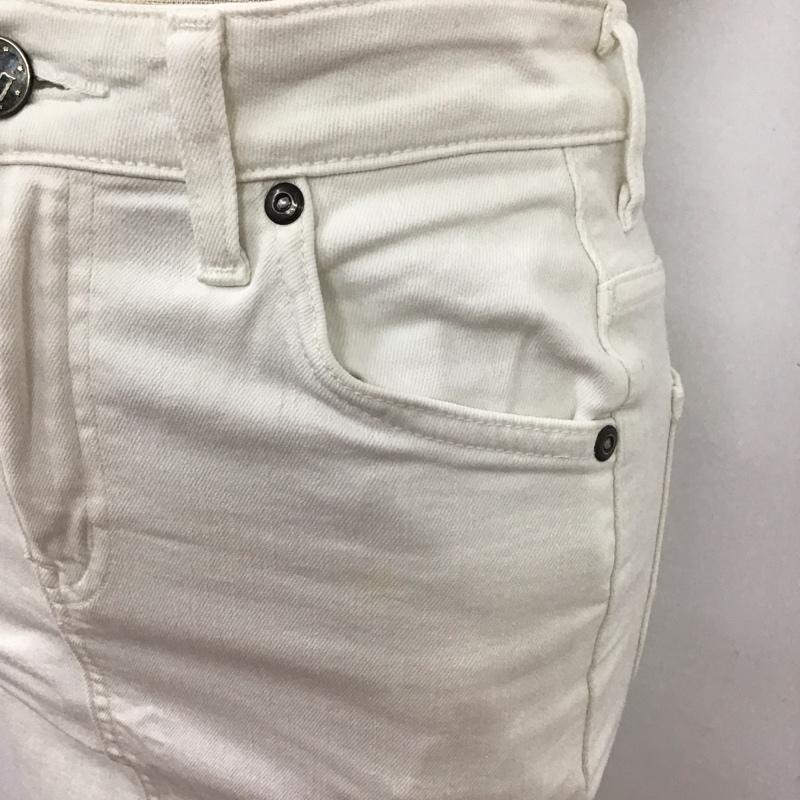 リー Lee スカート ひざ丈スカート LL0708 HERITAGE LASTIC HIGHペンシルスカート XS 無地 白 / ホワイト /  レディース USED 古着 中古 10112988