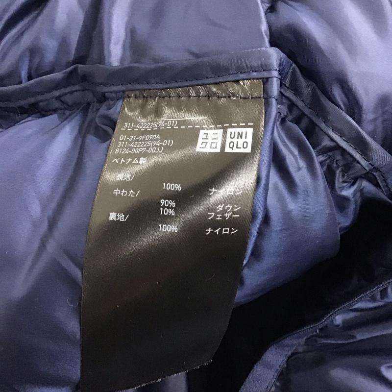 ユニクロ UNIQLO ジャケット、上着 ダウンジャケット 311-422225 ウルトラライトダウンボリュームジャケット XL 無地 紺 / ネイビー /  メンズ USED 古着 中古 10121292