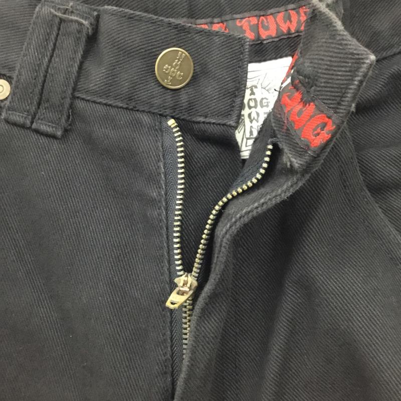 ドッグタウン DOGTOWN パンツ ショートパンツ ショートパンツ ハーフパンツ カジュアルパンツ デニムパンツ M ロゴ、文字 黒 / ブラック /  メンズ USED 古着 中古 10117098