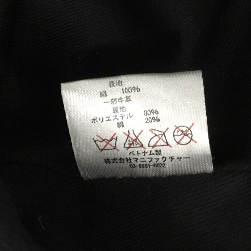 ニコアンド niko and... トートバッグ トートバッグ コットン キャンバス ロゴ、文字 黒 / ブラック /  レディース USED 古着 中古 10149825