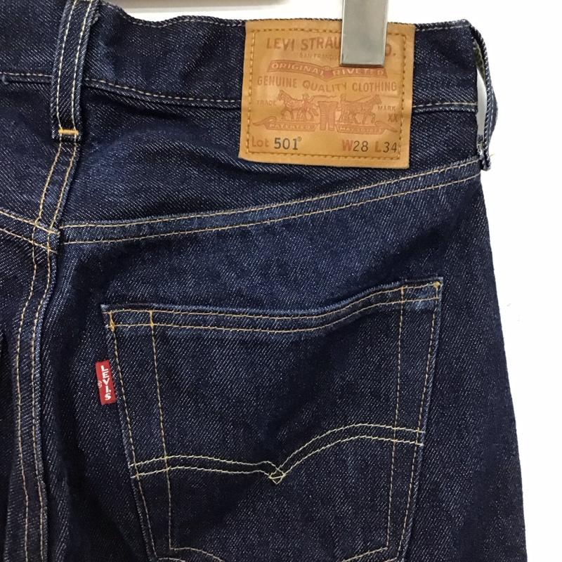 リーバイストラウスアンドコー Levi Strauss & co. パンツ デニム、ジーンズ デニムパンツ スリムパンツ カジュアルパンツ 28インチ 無地 インディゴ / インディゴ /  メンズ USED 古着 中古 10149946