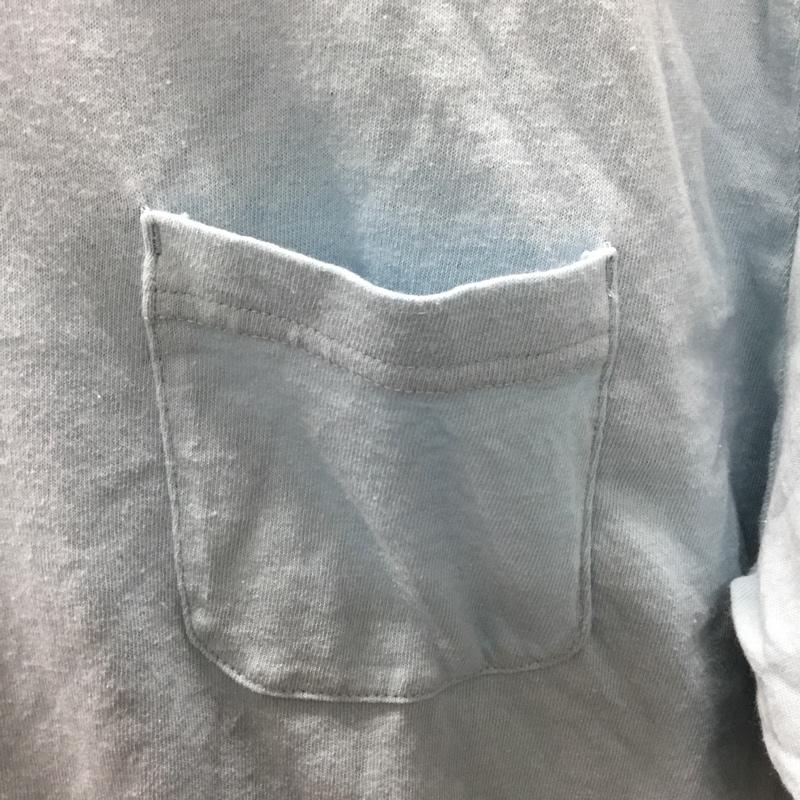 チャンピオン Champion Tシャツ 半袖 L 無地 水色 / ライトブルー /  メンズ USED 古着 中古 10110600