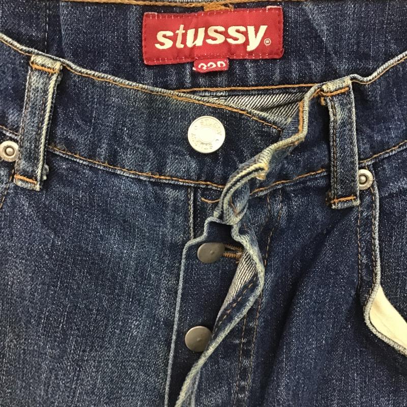 ステューシー STUSSY パンツ デニム、ジーンズ 00s アメリカ製 32インチ 無地 インディゴ / インディゴ /  メンズ USED 古着 中古 10105642