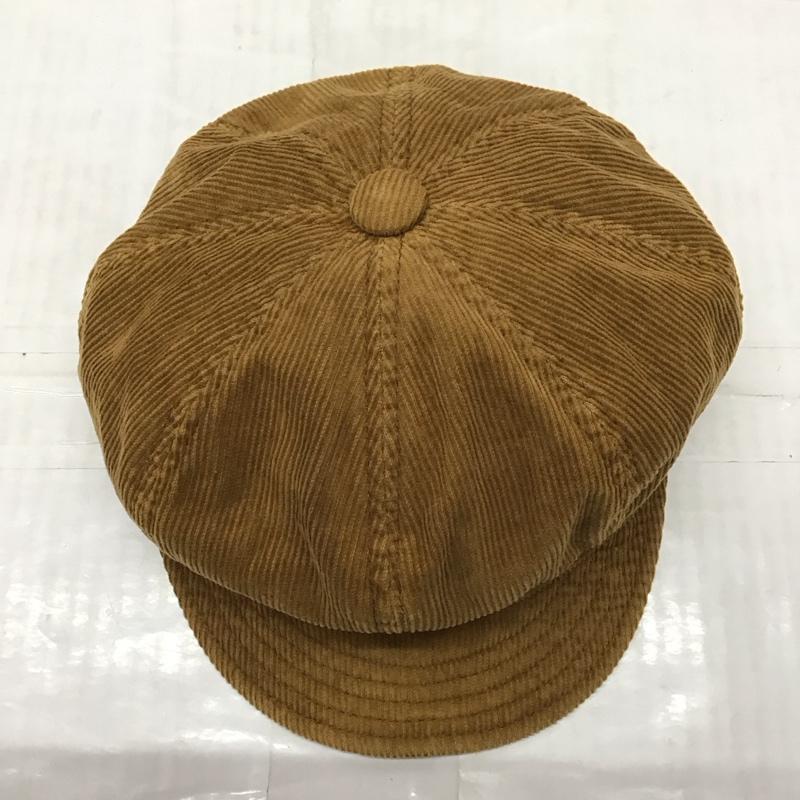 ニューヨークハット NEW YORK HAT 帽子 キャップ コーデュロイ キャスケット 無地 茶 / ブラウン /  メンズ USED 古着 中古 10121635