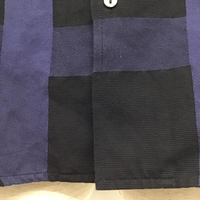 シャリーフ SHAREEF シャツ、ブラウス 半袖 半袖シャツ チェックシャツ カジュアルシャツ 1 チェック 黒 / ブラック / X 紺 / ネイビー /  メンズ USED 古着 中古 10111651