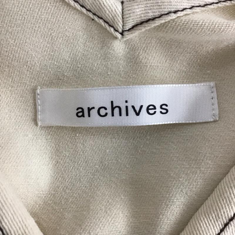 アルシーヴ archives ワンピース ロングスカート M 無地 アイボリー / アイボリー /  レディース USED 古着 中古 10131532