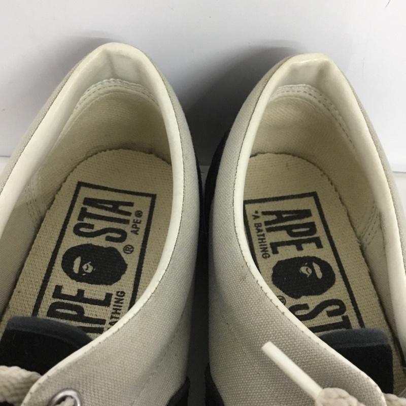 アベイシングエイプ A BATHING APE スニーカー スニーカー BAPE 28cm 28.0cm ロゴ、文字 灰 / グレー / X 黒 / ブラック /  メンズ USED 古着 中古 10145610