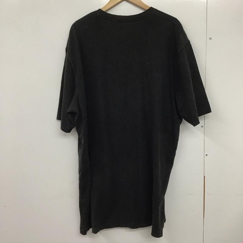 カーハート Carhartt Tシャツ 半袖 半袖カットソー プリントTシャツ クルーネックカットソー XL ロゴ、文字 黒 / ブラック /  メンズ USED 古着 中古 10133111