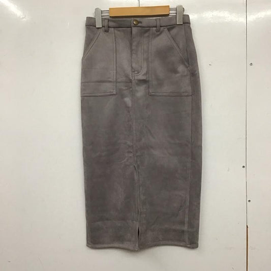 フレームス レイカズン frames RAY CASSIN スカート ロングスカート M 無地 チャコールグレー / チャコールグレー /  レディース USED 古着 中古 10138141