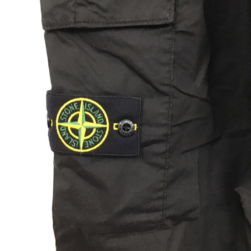 ストーンアイランド STONE ISLAND パンツ ワークパンツ、ペインターパンツ ワークパンツ ワイドパンツ カジュアルパンツ ミリタリーパンツ 34 無地 黒 / ブラック /  メンズ USED 古着 中古 10116636