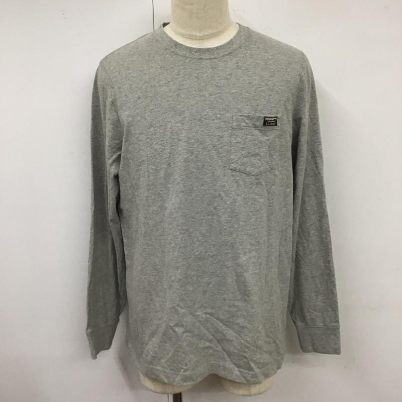 エルエルビーン L.L.Bean Tシャツ 長袖 ID511808 カダディンロゴ ロンT L ロゴ、文字 灰 / グレー /  メンズ USED 古着 中古 10119686