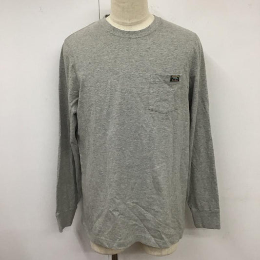 エルエルビーン L.L.Bean Tシャツ 長袖 ID511808 カダディンロゴ ロンT L ロゴ、文字 灰 / グレー /  メンズ USED 古着 中古 10119686