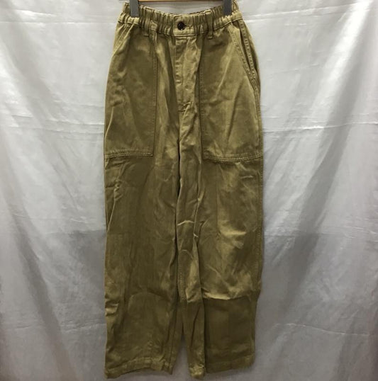 ハーベスティ HARVESTY パンツ チノパン A12112-1 サーカスパンツ 1 無地 ベージュ / ベージュ /  レディース USED 古着 中古 10123497