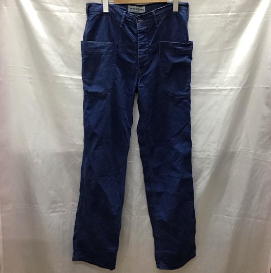 スペルバウンド SPELLBOUND パンツ ワークパンツ、ペインターパンツ ワークパンツ ワイドパンツ カジュアルパンツ 30インチ 無地 青 / ブルー /  メンズ USED 古着 中古 10117422