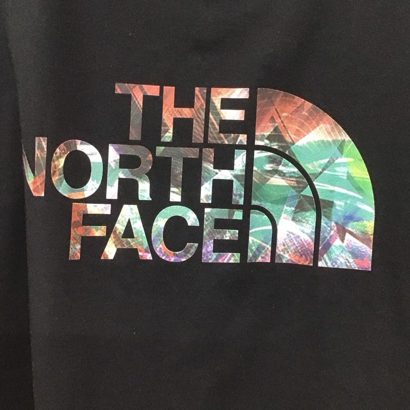 ザノースフェイス THE NORTH FACE Tシャツ 半袖 nt82481 DigitalLogoTee 半袖カットソー プリントTシャツ XL ロゴ、文字 黒 / ブラック /  メンズ USED 古着 中古 10128664