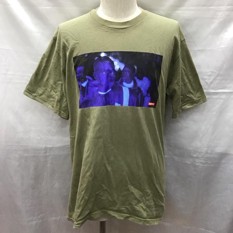 シュプリーム Supreme Tシャツ 半袖 半袖カットソー プリントTシャツ クルーネックカットソー M プリント カーキ / カーキ /  メンズ USED 古着 中古 10120535