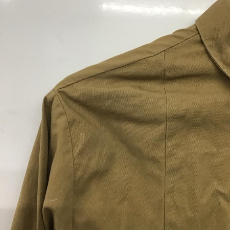ザラ ZARA ワンピース ロングスカート 4530 801 704 シャツワンピース 長袖 XS 無地 茶 / ブラウン /  レディース USED 古着 中古 10145967