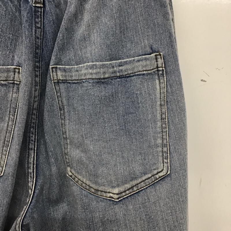 ダブルクローゼット w closet パンツ デニム、ジーンズ FREE 無地 水色 / ライトブルー /  レディース USED 古着 中古 10139599