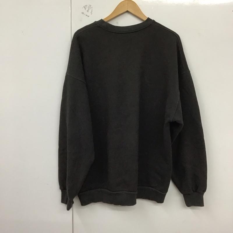 フリークスストア FREAK S STORE トレーナー 長袖 長袖トレーナー スウェット クルーネック プルオーバー FREE 無地 黒 / ブラック /  メンズ USED 古着 中古 10129087